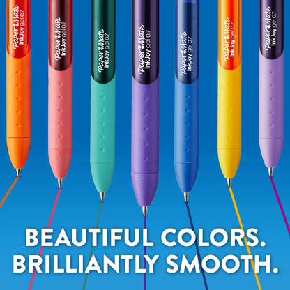 Paper Mate Inkjoy Gel Pens, Medium Point, Assorted, 10 Count