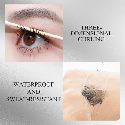 Waterproof Fiber Mascara, Tubular Eyelash Mascara, Curling Mascara Non-Smudge (1 PC)