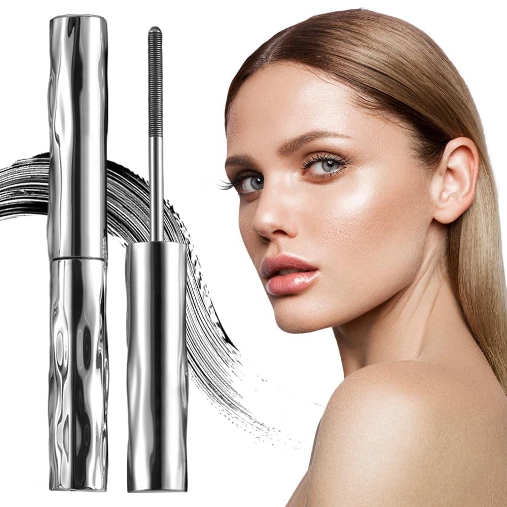 Waterproof Fiber Mascara, Tubular Eyelash Mascara, Curling Mascara Non-Smudge (1 PC)